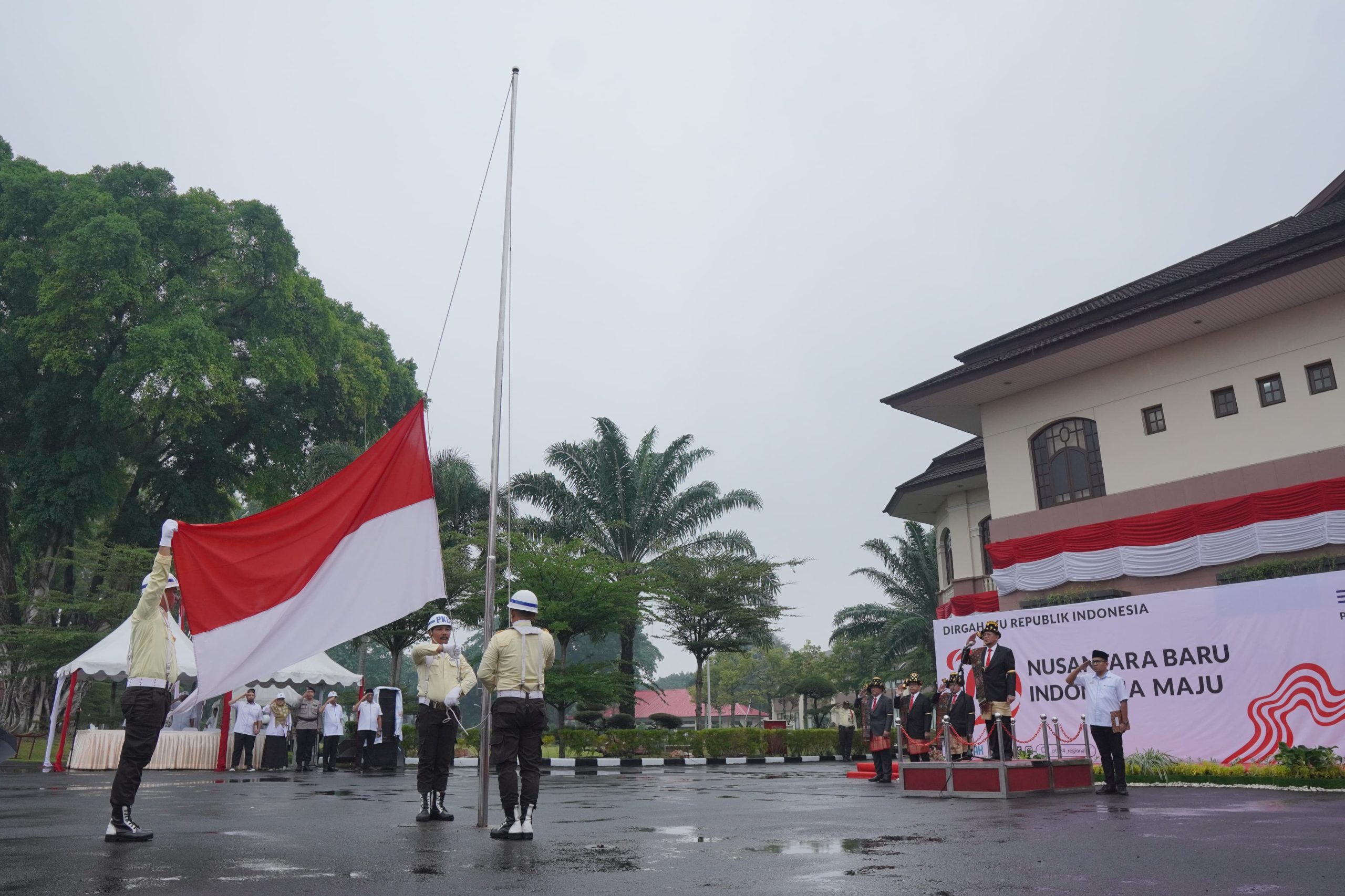 Upacara Bendera Memperingati HUT RI Ke-79 Tahun 2024 Regional Office PTPN IV Regional I